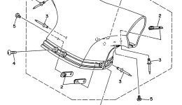 Steering 2 для гидроцикла YAMAHA WAVE VENTURE 760 (WVT760V)1997 г. 