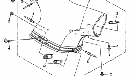 Steering 2 for гидроцикла YAMAHA WAVE VENTURE 1100 (WVT1100U)1996 year 