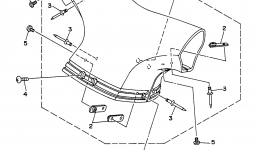 Steering 2 для гидроцикла YAMAHA WAVE RAIDER 700 (RA700BV)1997 г. 