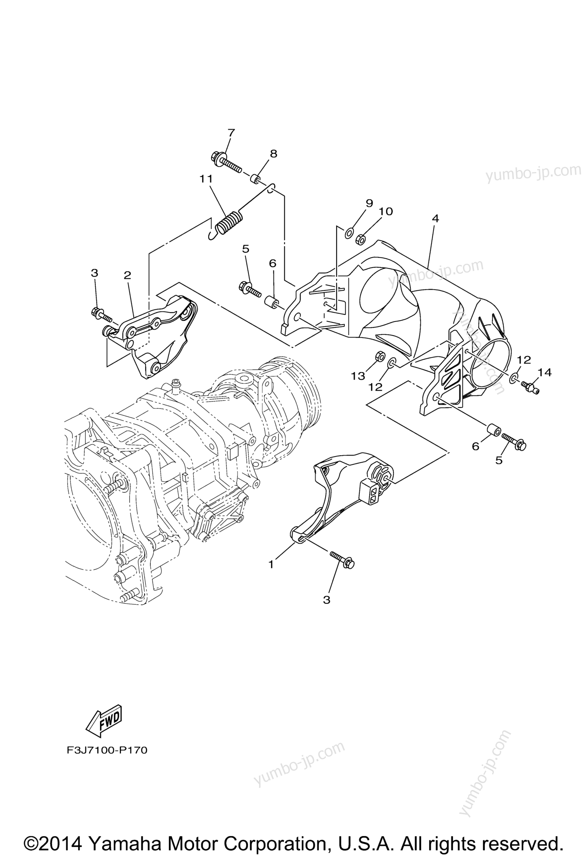 Jet Unit 3 for watercrafts YAMAHA FX CRUISER SHO (FA1800AP) 2015 year