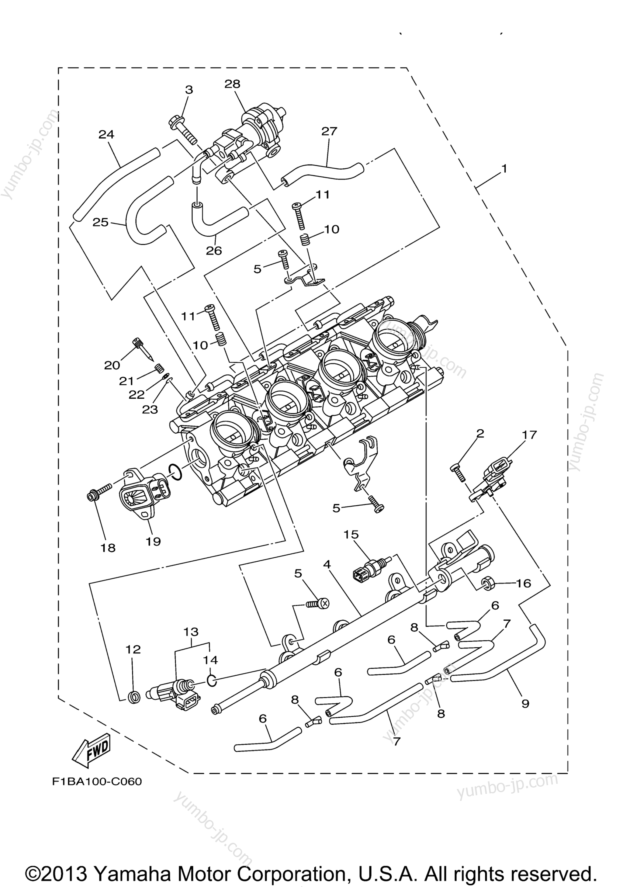 Injection Pump для гидроциклов YAMAHA FX Cruiser (Cali.) (FX1000ACC) CA 2004 г.