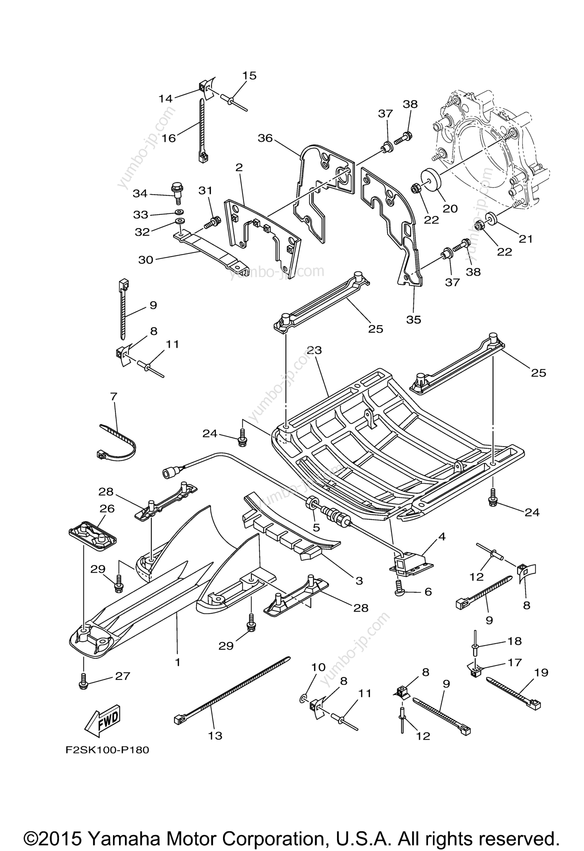 Jet Unit 4 for watercrafts YAMAHA FX CRUISER SHO (FA1800AR) 2016 year